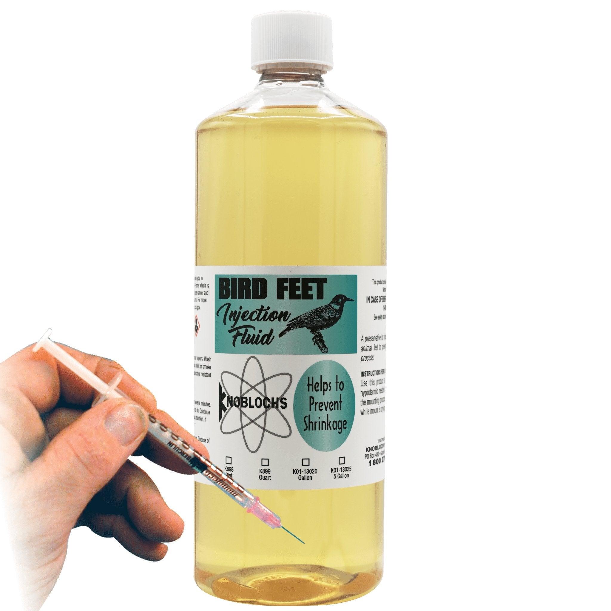 Bird Feet Injection Fluid - Matuska Taxidermy Supply Company