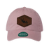 Adjustable Baseball Hat - Pink (Deer Patch)