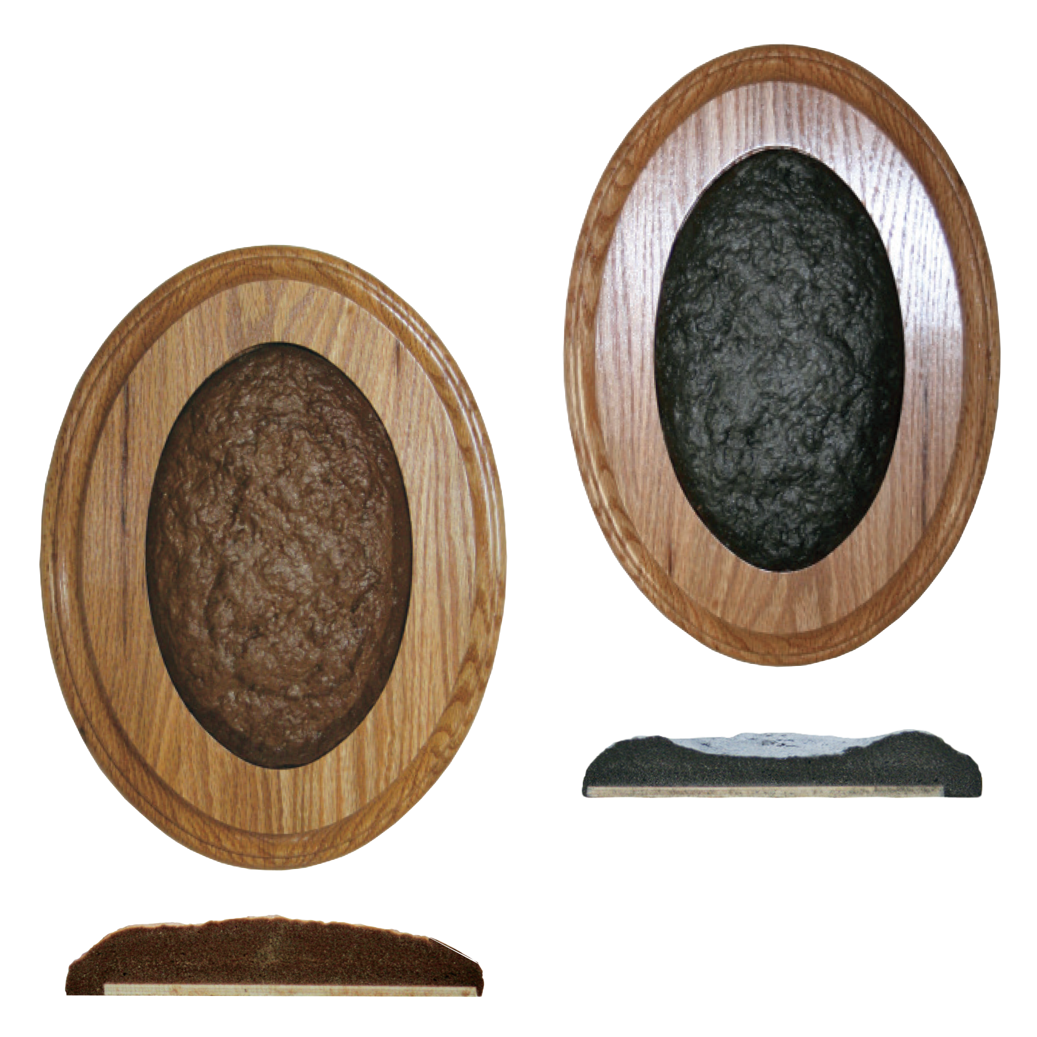 Single Tier Oval Bases w/ Dirt Inserts (Oval)