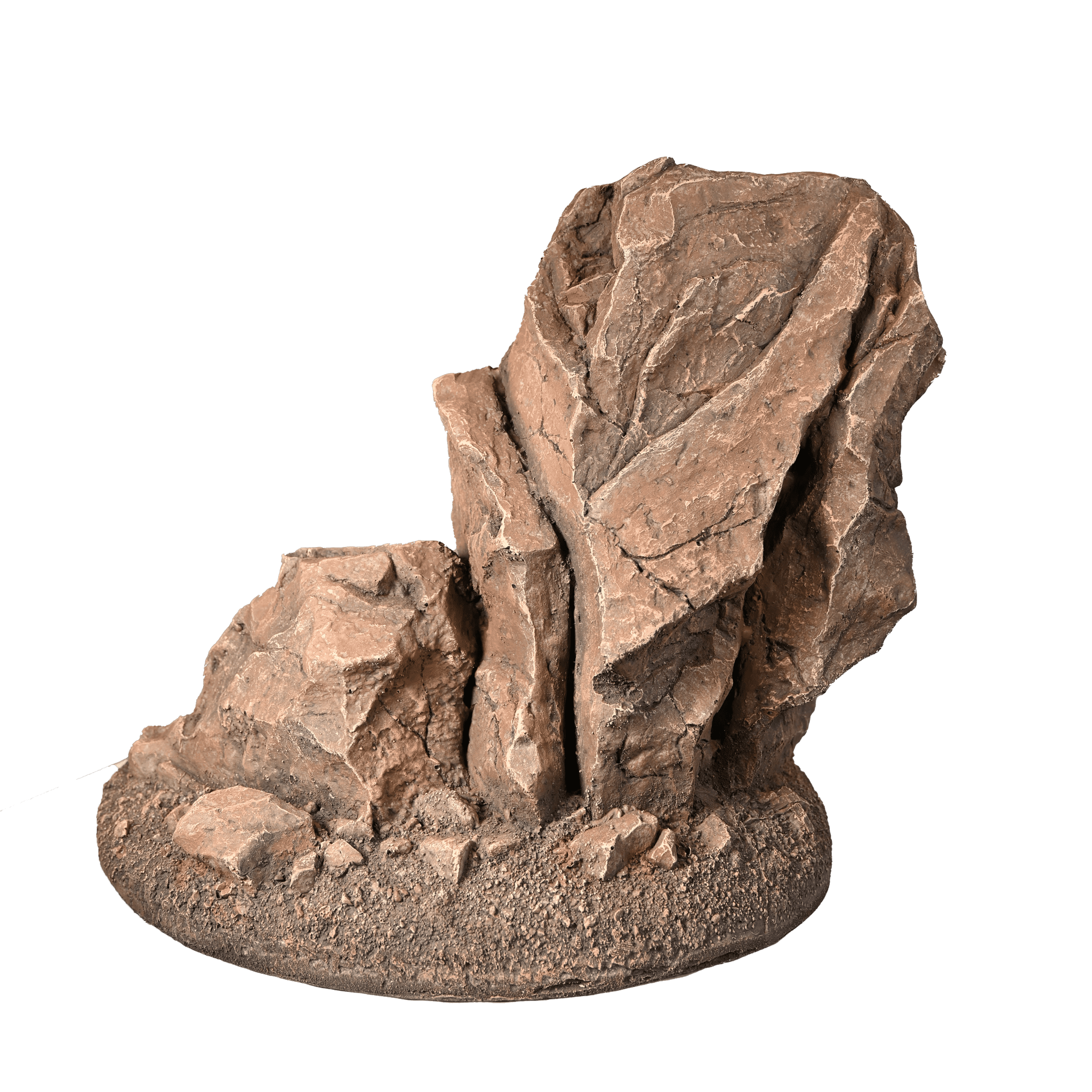 Artificial Shale Rock Base (Large Oval) - Matuska Taxidermy Supply Company