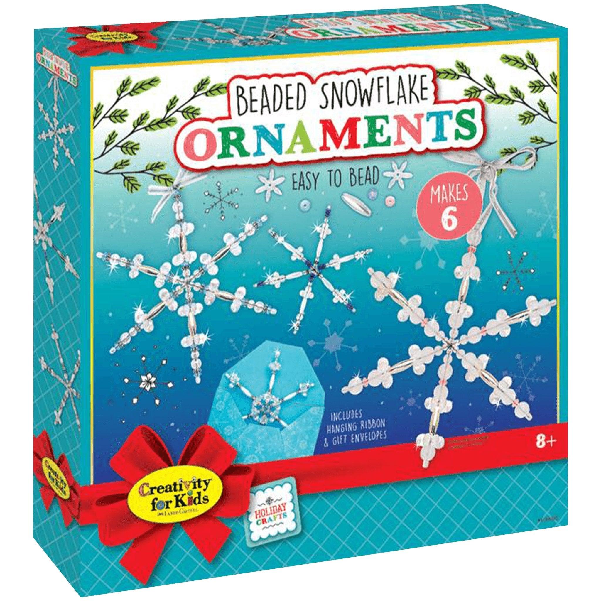 Beaded Snowflake Ornaments - Matuska Taxidermy Supply Company