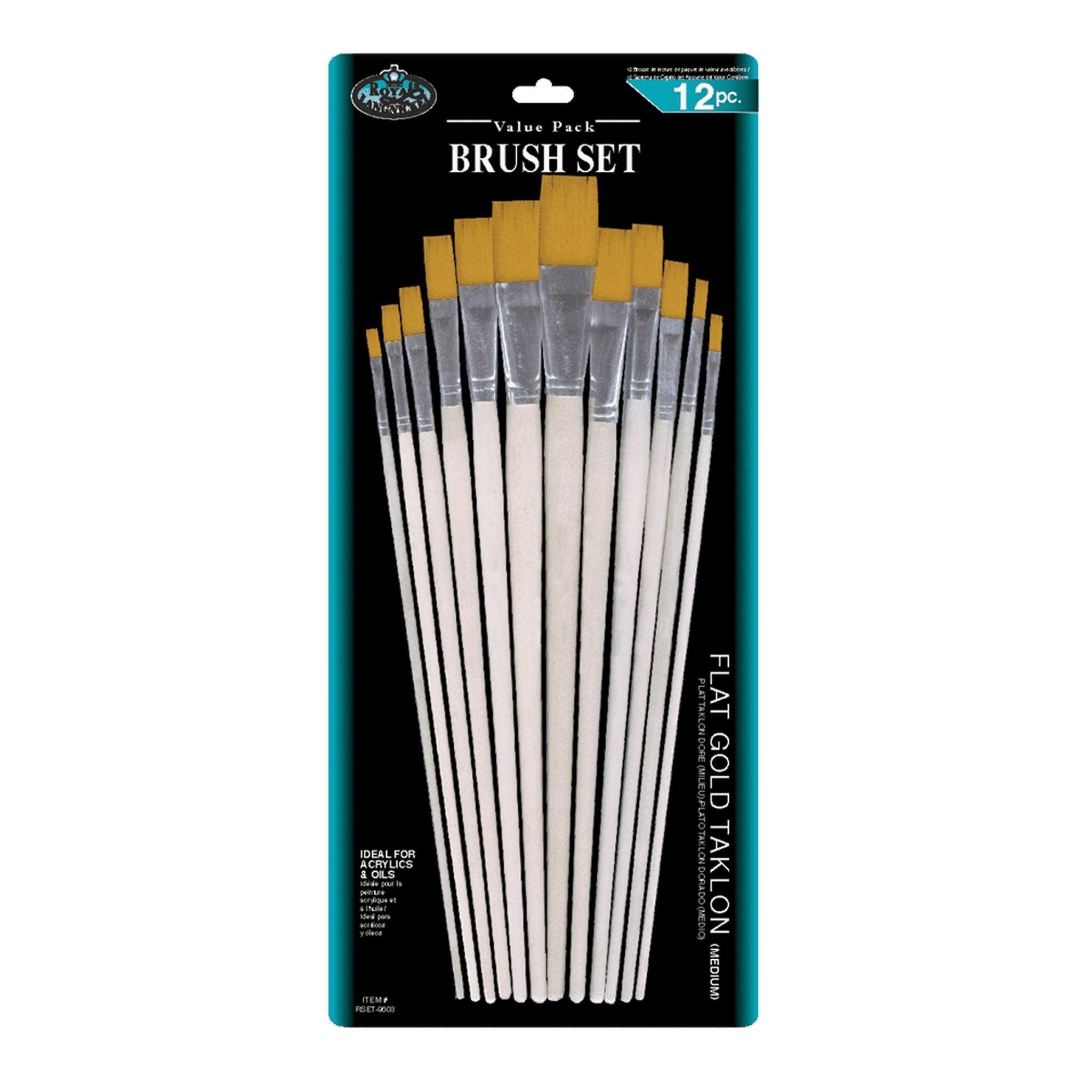 Flat Bristle Brush Set (Large) - Matuska Taxidermy Supply Company