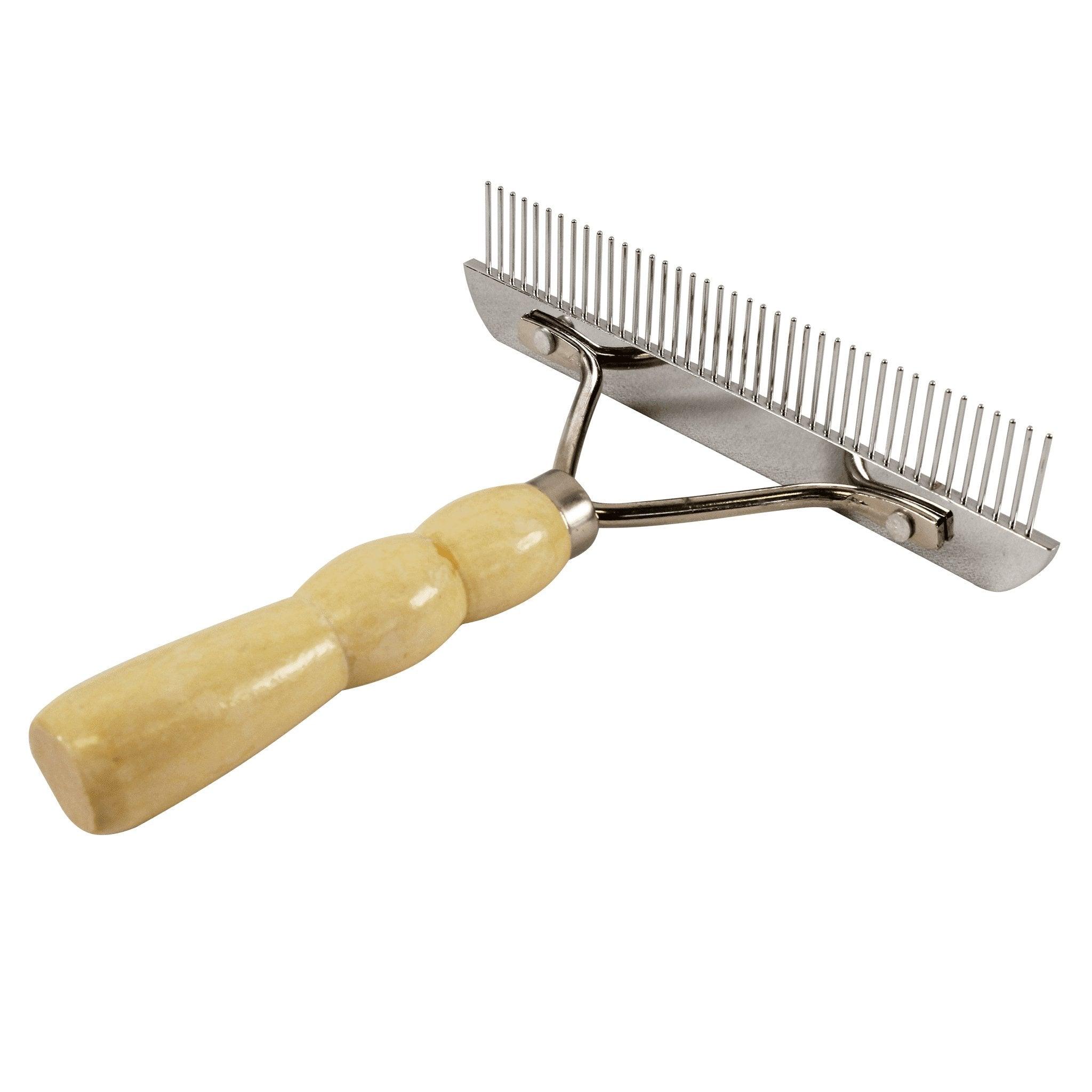 Grooming Comb w/ Handle (Course) - Matuska Taxidermy Supply Company