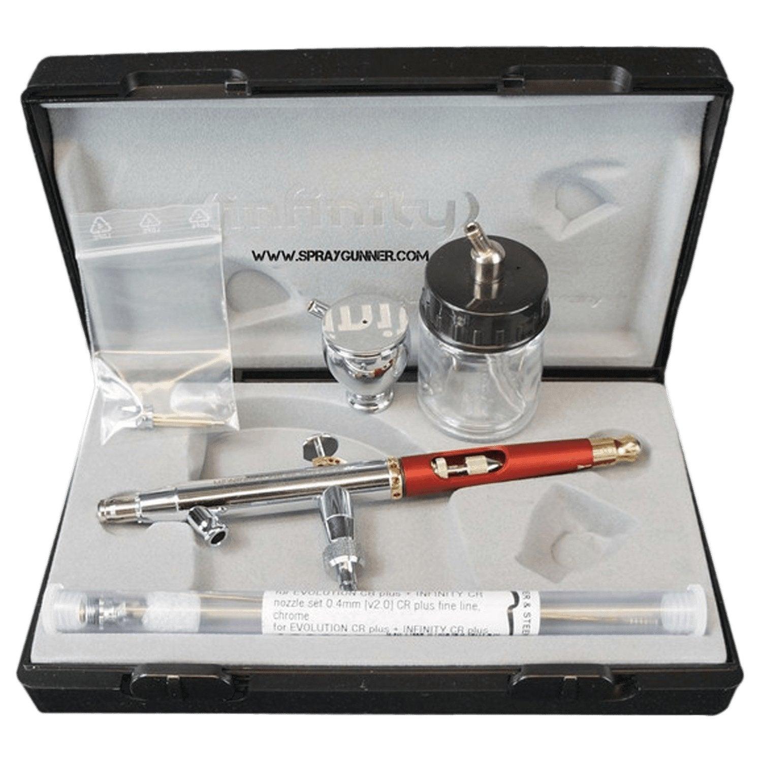 Harder & Steenbeck Infinity X CR Plus 2 in 1 Airbrush Set (Double Action) - Matuska Taxidermy Supply Company
