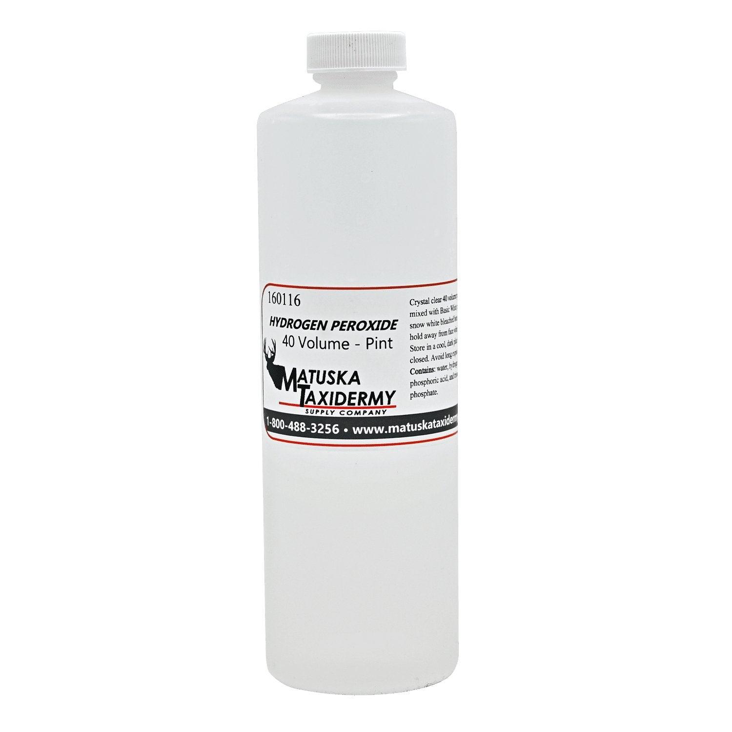 Hydrogen Peroxide (40 Volume) - Matuska Taxidermy Supply Company