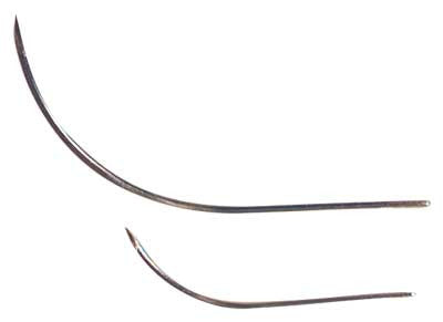 Reverse Curve Needles (3 Sided) - Matuska Taxidermy Supply Company