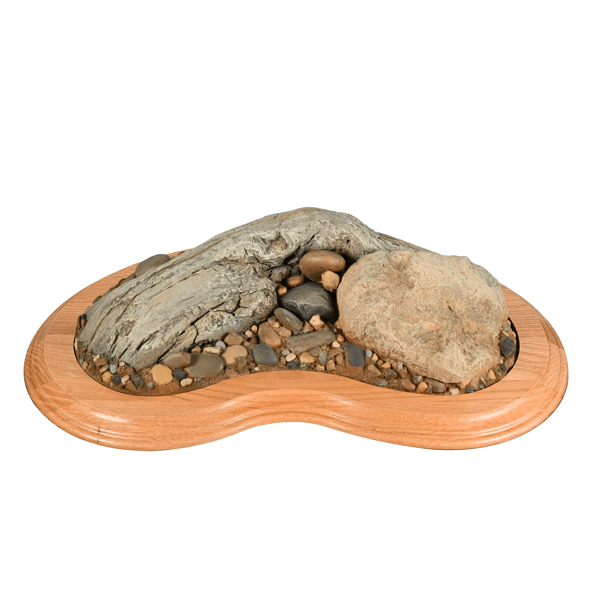Rock/Driftwood Base (Large Kidney) - Matuska Taxidermy Supply Company