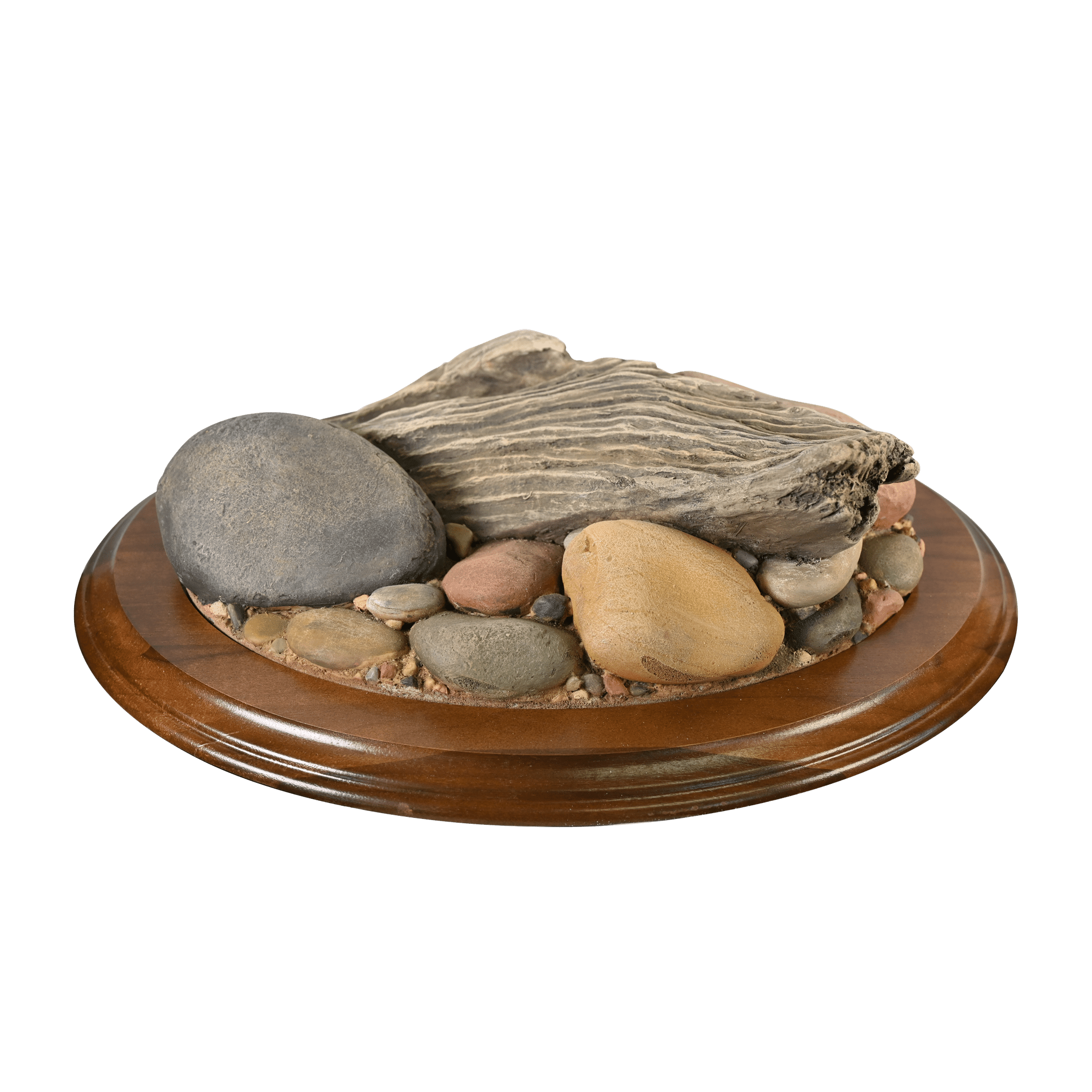 Rock/Driftwood Base (Large Oval) - Matuska Taxidermy Supply Company