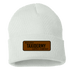 White Cuffed Beanie - Matuska Taxidermy Supply Company
